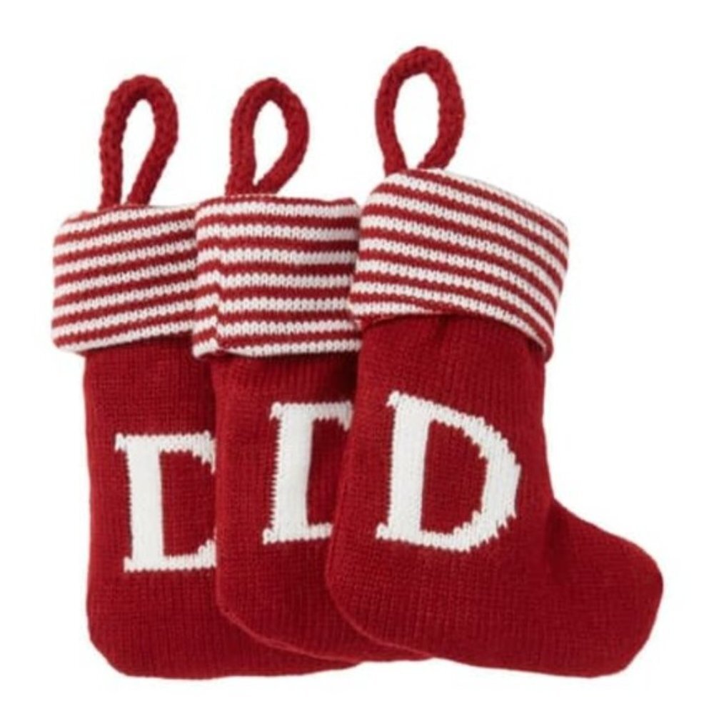 Nordstrom Monogram Christmas Stocking Pack of 3